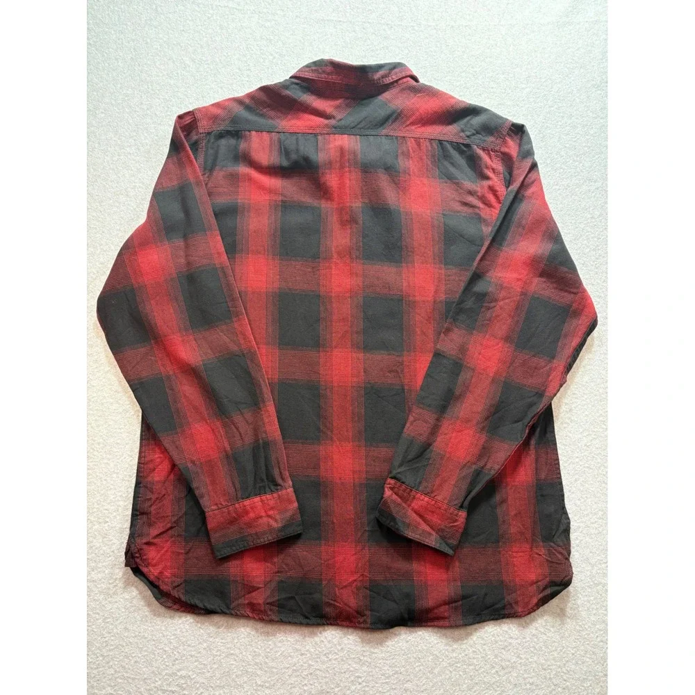Levis Mens XXL Red Black Buffalo Plaid Flannel‎ Button Down Shirt 3LDLW10201 NEW